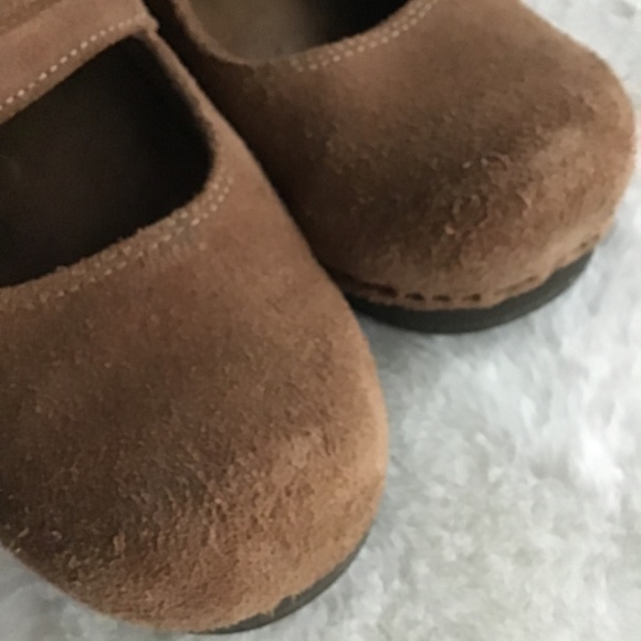 Dansko Mary Jane size 39 Brown Suede shimmer - Picture 5 of 10